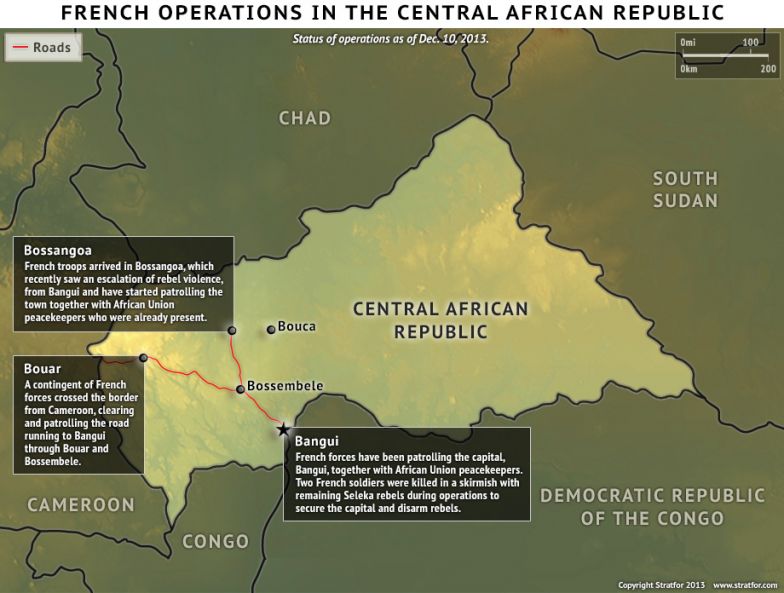 French Operations in the Central African Republic