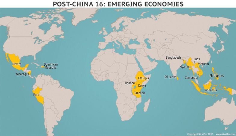 Post-China 16: Emerging Economies