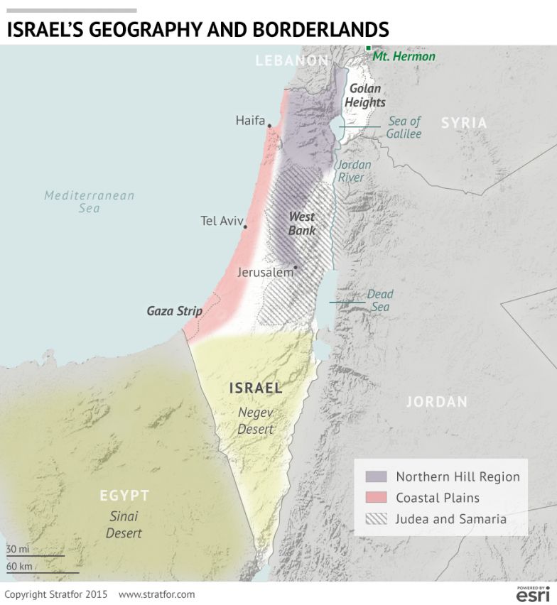 Israel's Geography and Borderlands