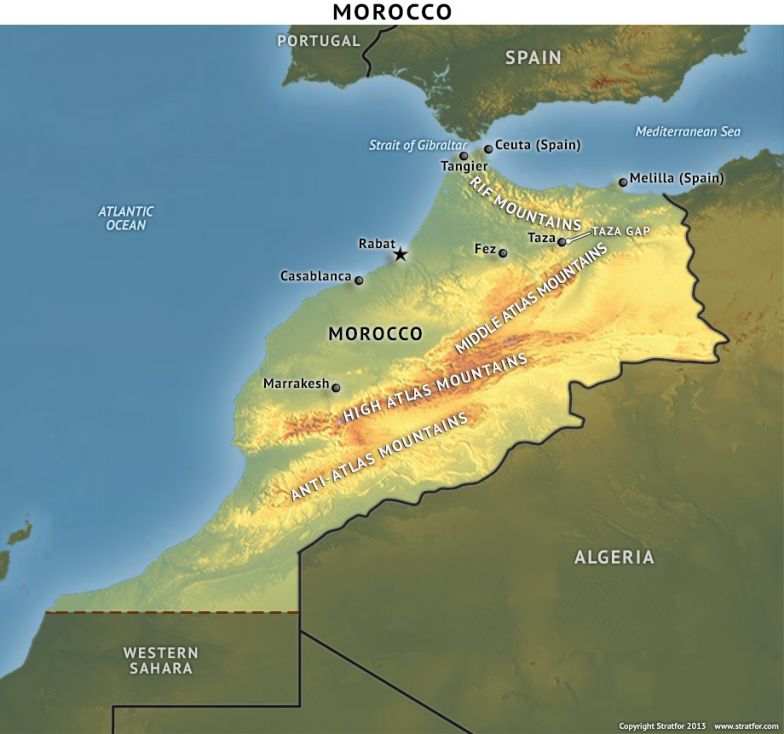 Morocco Map Morocco Map