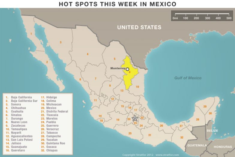 Mexico Security Memo: Increased Violence in Monterrey