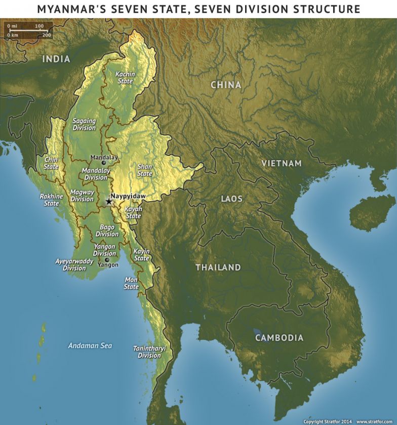 Myanmar's Seven State, Seven Division Structure Myanmar's Seven State, Seven Division Structure