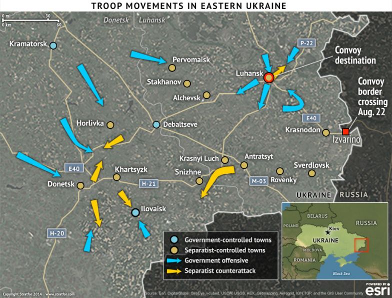 Troop Movements in Eastern Ukraine